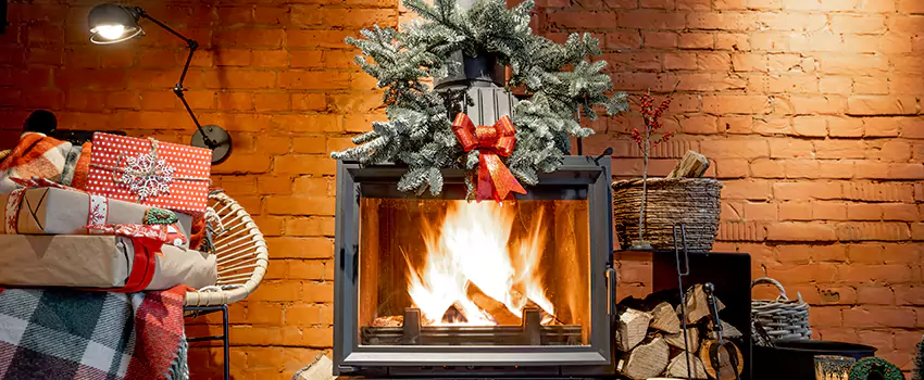 Travis Industries Linear Gas Fireplace Installation in Great Bend, Kansas