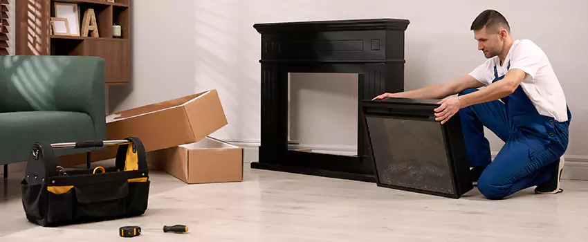 Old Rusted Metal Fireplace Repair And Replacement in Great Bend, KS